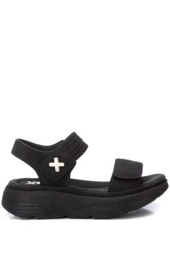 Sandalia tiras elásticas velcro