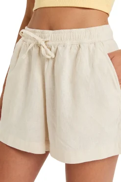 Short lino cintura el&aacute;stica