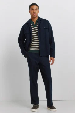 Sobrecamisa algod&oacute;n slub