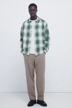 Sobrecamisa cuadros overshirt
