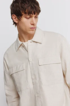 Sobrecamisa lino overshirt