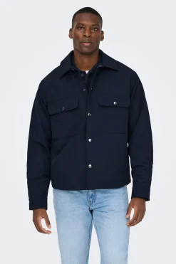 Sobrecamisa manga larga.