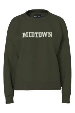 Sudadera casual verde Midtown