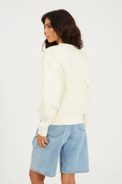Sudadera con bordado