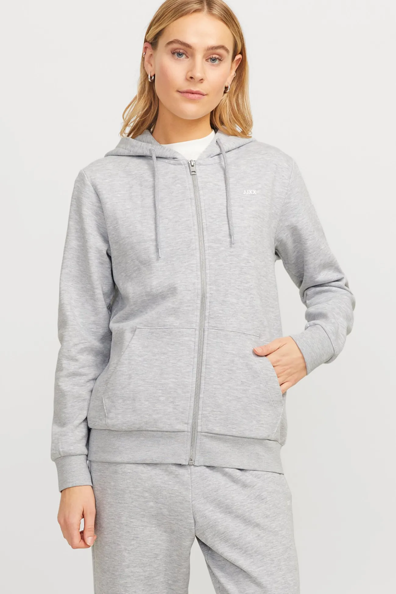 Sudadera con capucha y cremallera