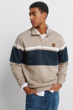 Sudadera cremallera cortes