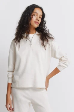 Sudadera cuello cremallera