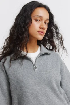 Sudadera cuello cremallera