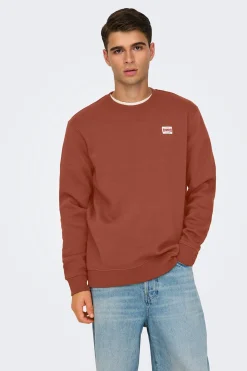 Sudadera cuello redondo