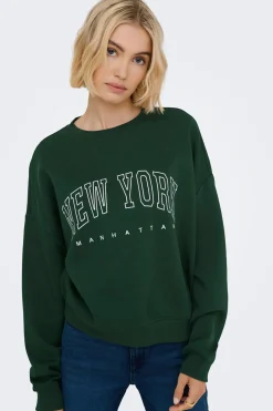 Sudadera cuello redondo