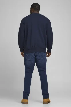 Sudadera cuello redondo b&aacute;sica PLUS