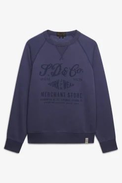 Sudadera cuello redondo logo