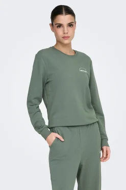 Sudadera deportiva cuello redondo