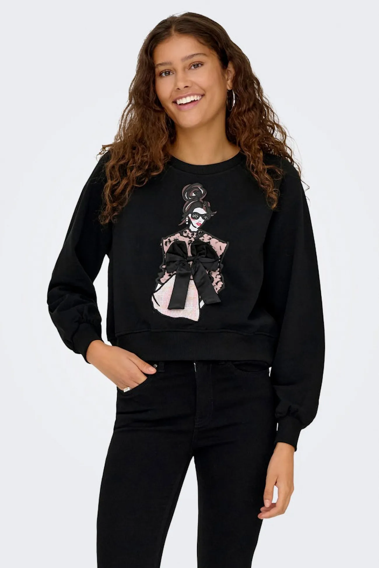 Sudadera dibujo frontal
