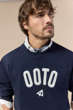 Sudadera logo cuello redondo