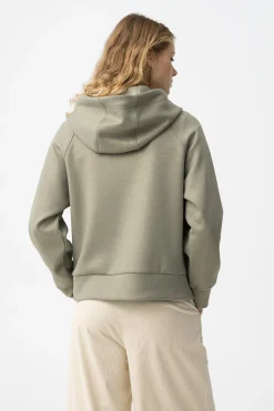 Sudadera Metalizada con Botones