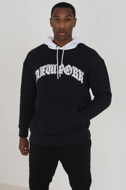 Sudadera oversize con bordado