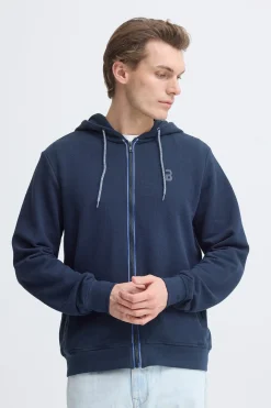 Sudadera piqu&eacute; con capucha