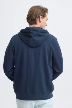 Sudadera piqu&eacute; con capucha