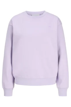 Sudadera regular cuello redondo