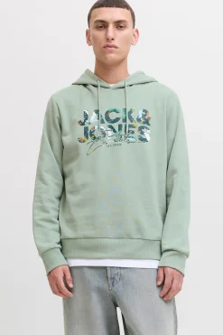 Sudadera regular fit estampada