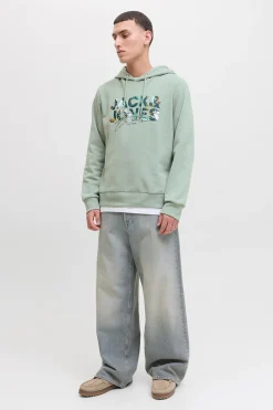 Sudadera regular fit estampada
