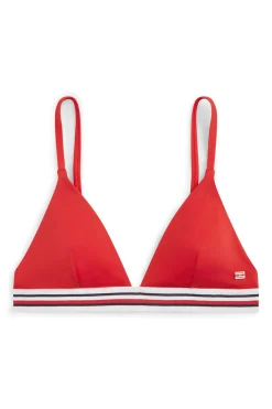 Sujetador bikini triangular global stripe