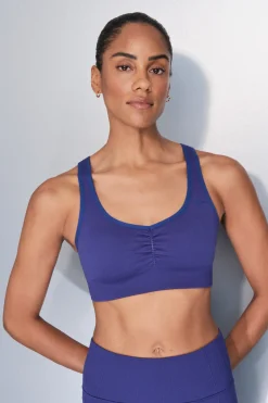 Sujetador deportivo azul SEAMLESS FIT