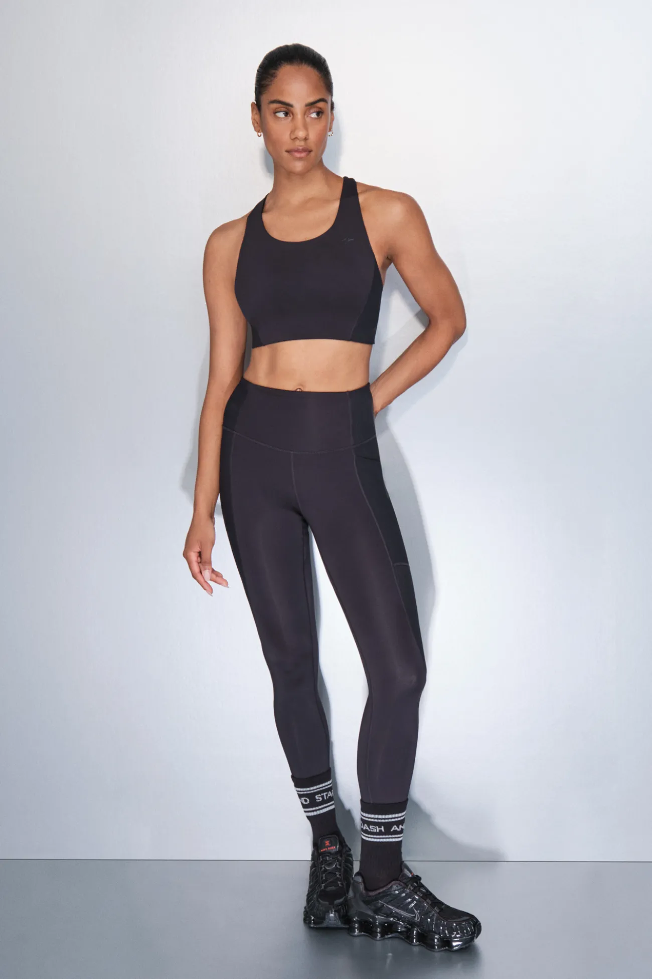 Sujetador deportivo 4D Stretch negro