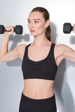 Sujetador deportivo negro SEAMLESS FIT