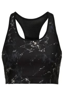 Sujetador deportivo reversible negro/estampado
