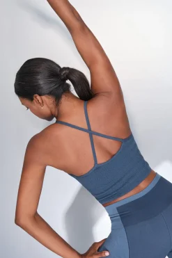 Sujetador deportivo SEAMLESS COMFORT smock azul