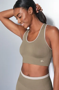 Sujetador deportivo SEAMLESS COMFORT kaki