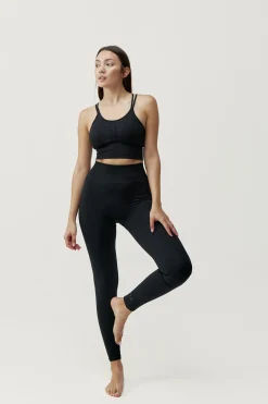 Sujetador top deportivo India negro