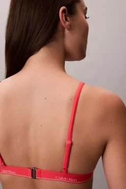 Top bikini triangular logo