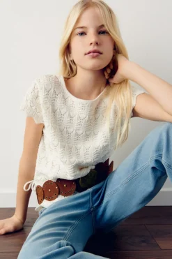 Top crochet ni&ntilde;a