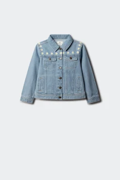 Trucker denim ni&ntilde;a margaritas