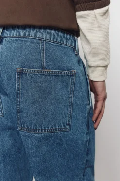 Vaquero chino sobretintado relaxed fit