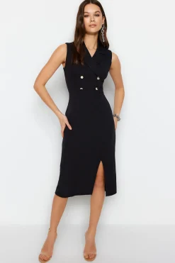 Vestido ajustado midi