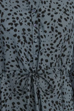 Vestido camisero corto