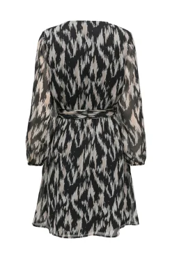 Vestido corto de gasa