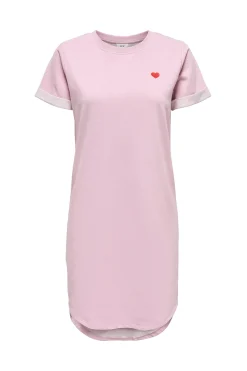Vestido corto detalle bordado