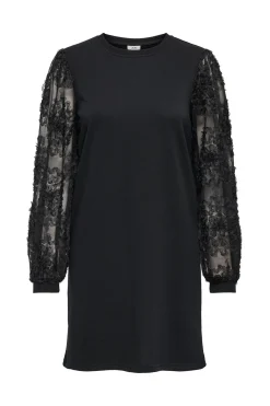 Vestido corto detalle floral