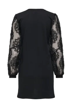 Vestido corto detalle floral