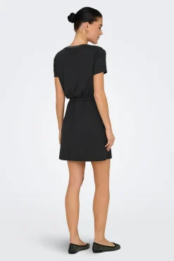 Vestido corto lurex