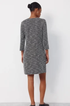 Vestido corto tweed