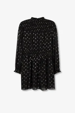 Vestido Drapead con Volantes