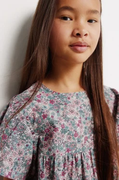 Vestido estampado flores liberty