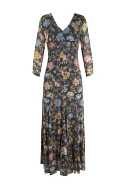 Vestido estampado vuelo
