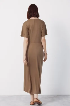 Vestido largo nudo